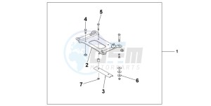 SH150R 125 drawing CARRIER BRACKET