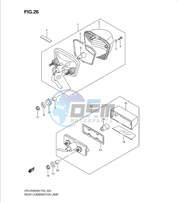 REAR COMBINATION LAMP