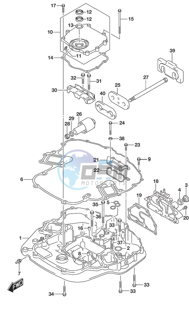 Engine Holder DF 250S