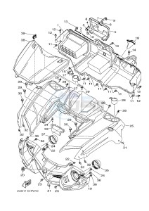 YXC700E YXC70VPXG VIKING VI (B853) drawing FRONT FENDER