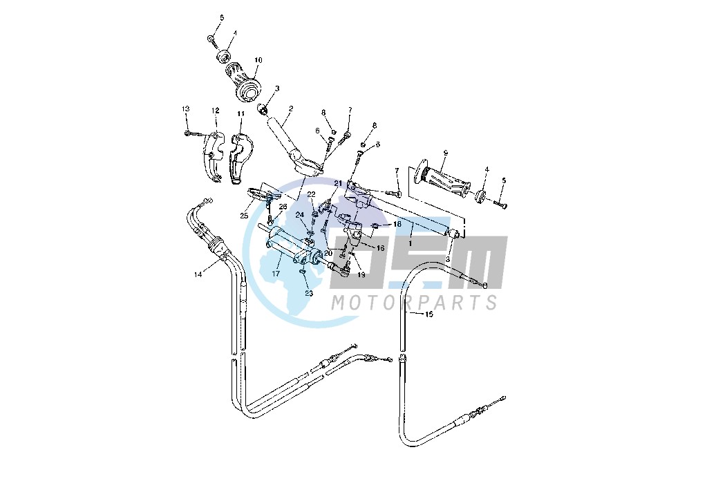 STEERING HANDLE - CABLE