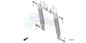 PES1509 Europe Direct - (ED / 2ED) drawing REAR CUSHION