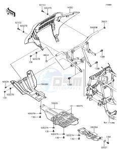 BRUTE FORCE 750 4x4i EPS KVF750HHF EU drawing Guard(s)