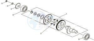 QUADRAIDER 600 DELUXE drawing BALANCE SHAFT