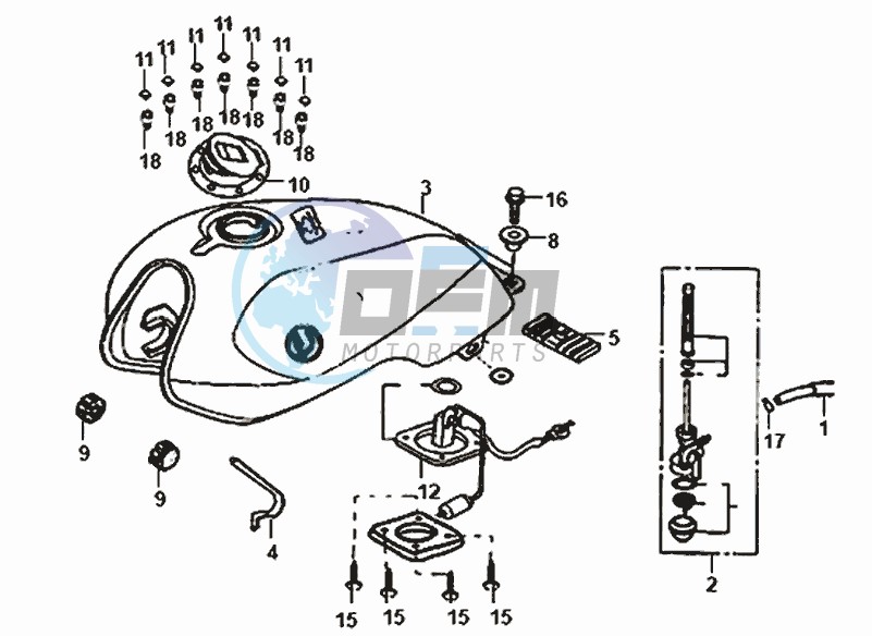 FUEL TANK - FUEL CUT