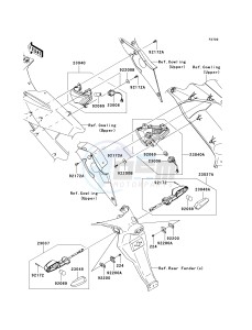 EX 650 C [NINJA 650R] (C9F) C9F drawing TURN SIGNALS