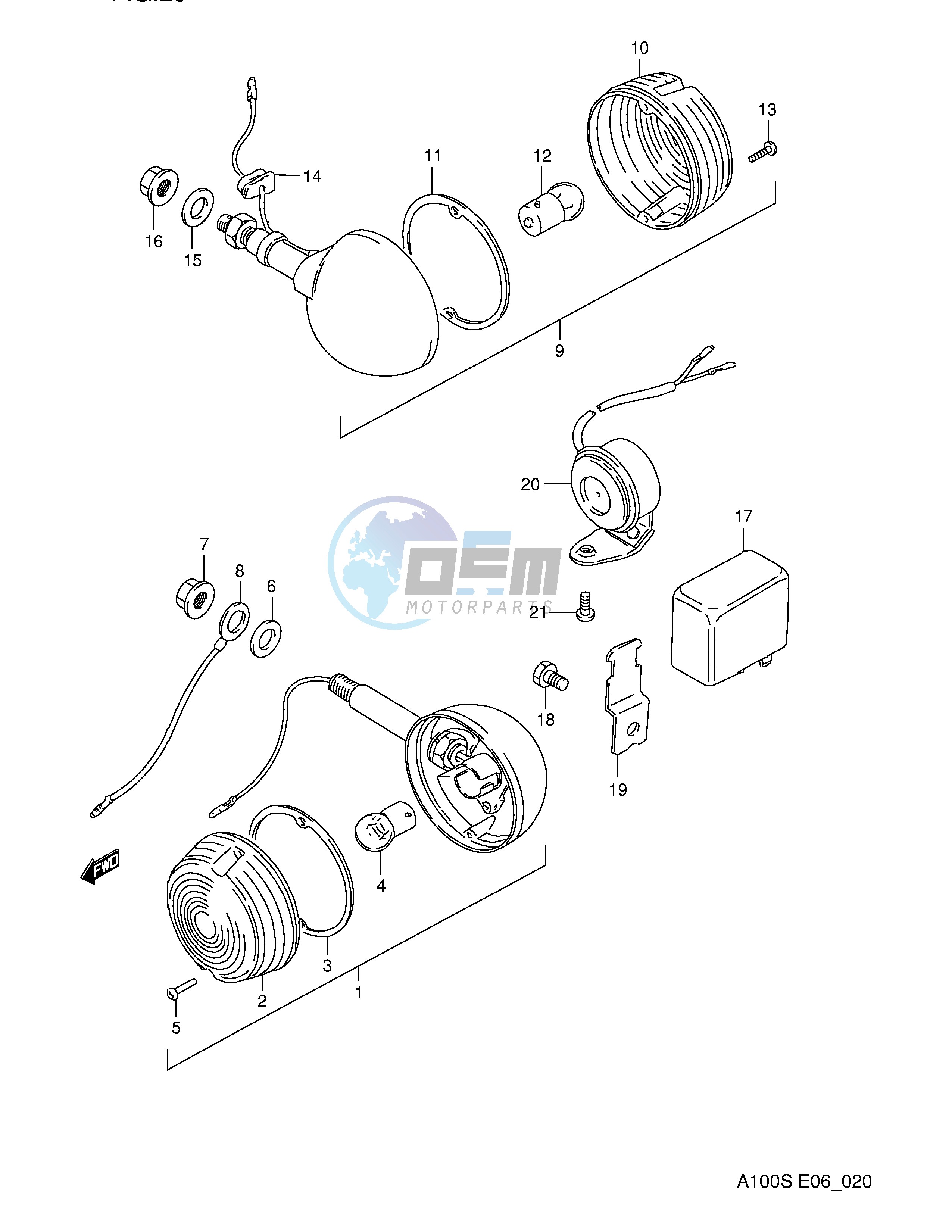 TURN SIGNAL LAMP (E6)