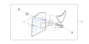 VT1100C2 drawing BACKREST PLATE