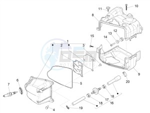 SPRINT 50 4T 3V E4-2020 (NAFTA) drawing Cylinder head cover