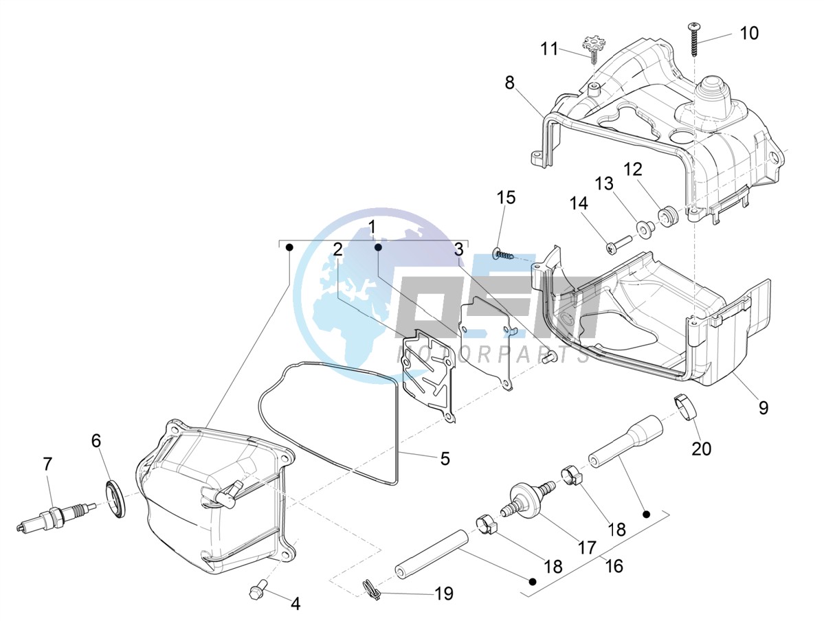 Cylinder head cover