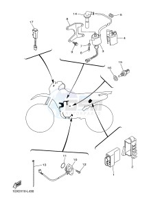 WR450F (1DX5) drawing ELECTRICAL 1