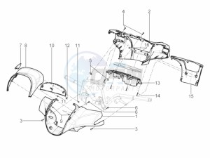 BEVERLY 300 IE ABS E4 (APAC) drawing Handlebars coverages