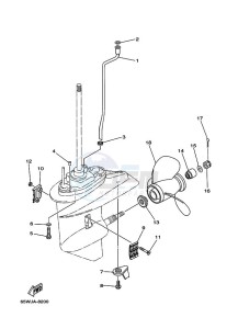 F20AE-NV drawing LOWER-CASING-x-DRIVE-2