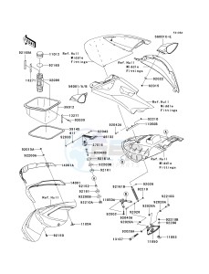 JT 1500 B [ULTRA 250X] (B7F-B8F) B8F drawing HULL FRONT FITTINGS-- B8F- -