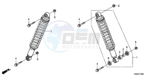 TRX500FA9 Australia - (U) drawing FRONT CUSHION