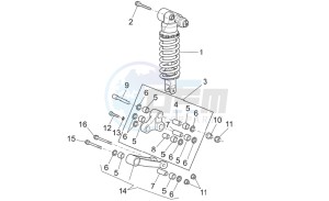 Griso V IE 1100 drawing Connecting rod - rear shock abs.