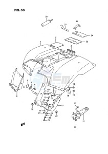 LT-F160 (P3) drawing REAR FENDER