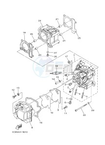 MW125A TRICITY 125 (2CMP 2CMR) drawing CYLINDER HEAD