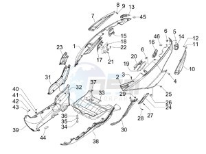 Fuoco 500 e3 800 drawing Side cover - Spoiler