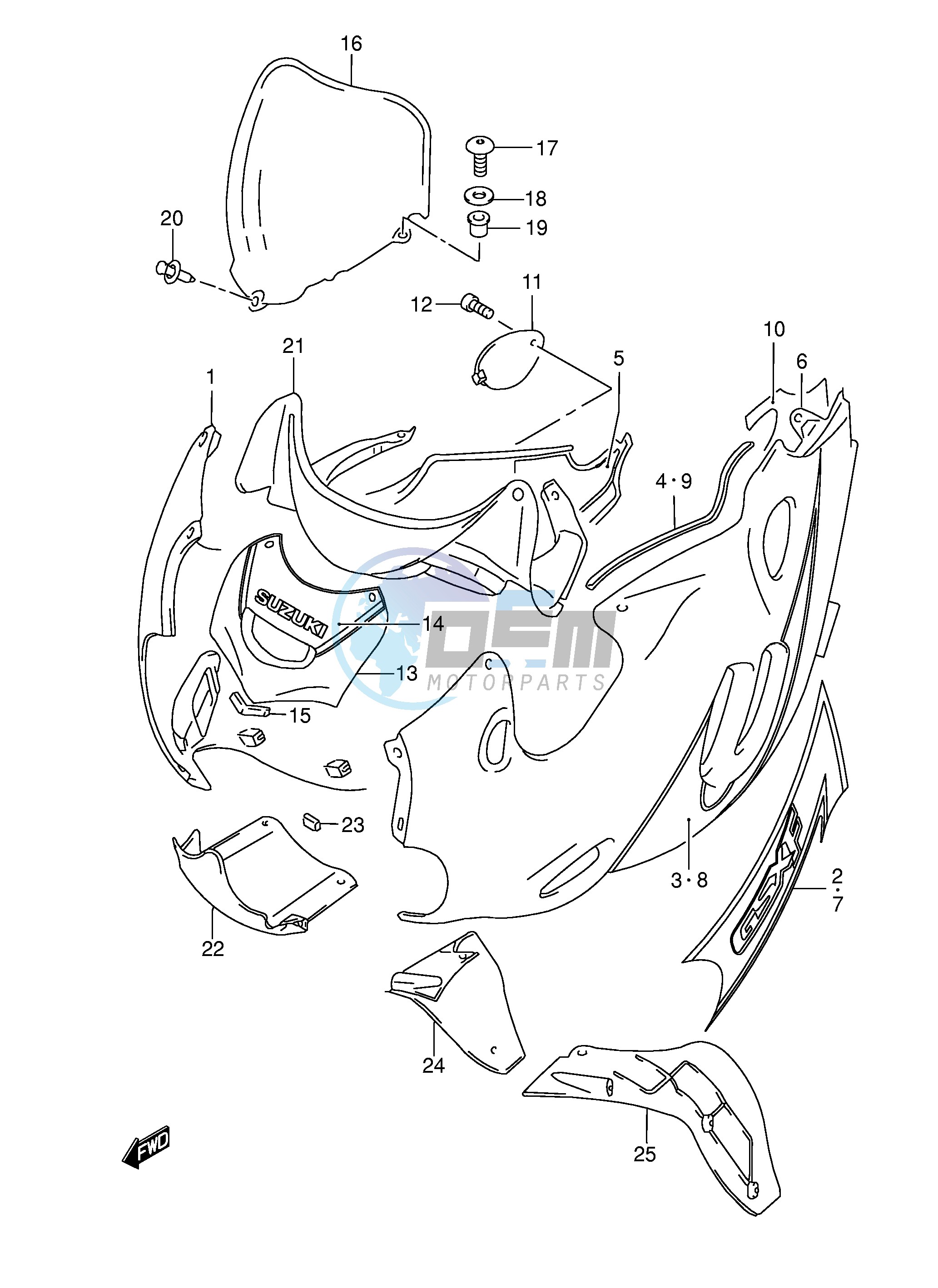 COWLING BODY (MODEL K3)