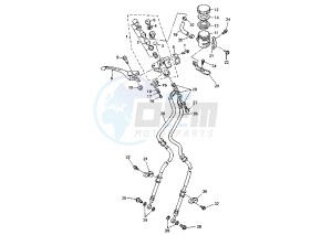 YZF R6 600 drawing FRONT MASTER CYLINDER