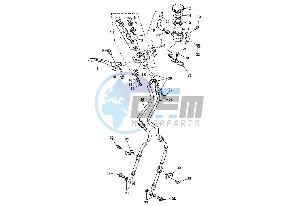 FRONT MASTER CYLINDER