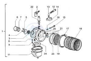 VELOFAX 50 drawing Carburetor