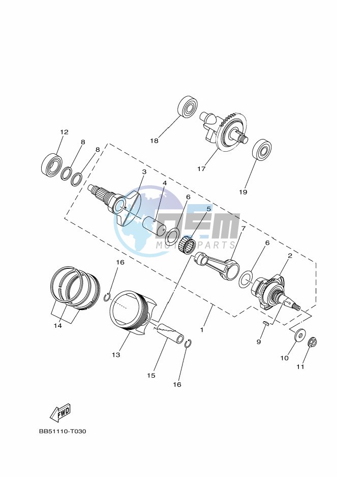 CRANKSHAFT & PISTON