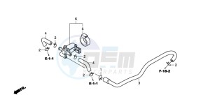 CBF600SA drawing AIR INJECTION CONTROL VALVE(2)