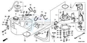 CRF250RC drawing FUEL TANK