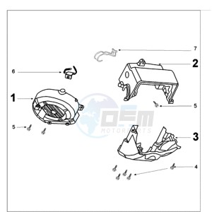 VIVA 3 L 4T SPORTLINE drawing ENGINE COVER