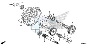 NSS300AD Forza E drawing TRANSMISSION