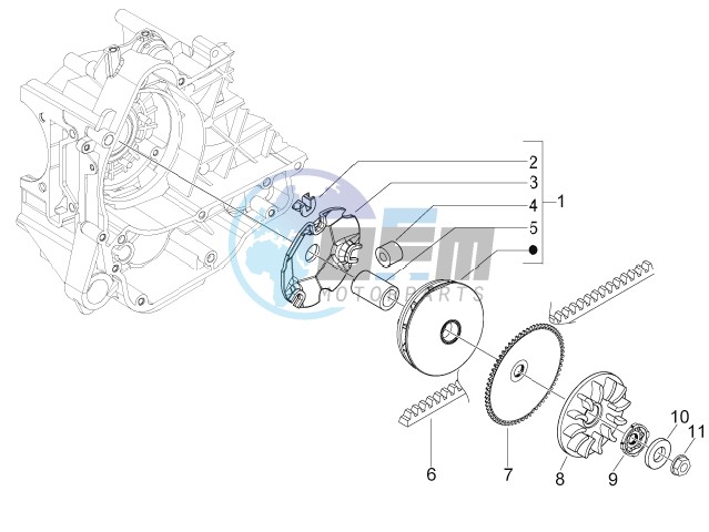 Driving pulley