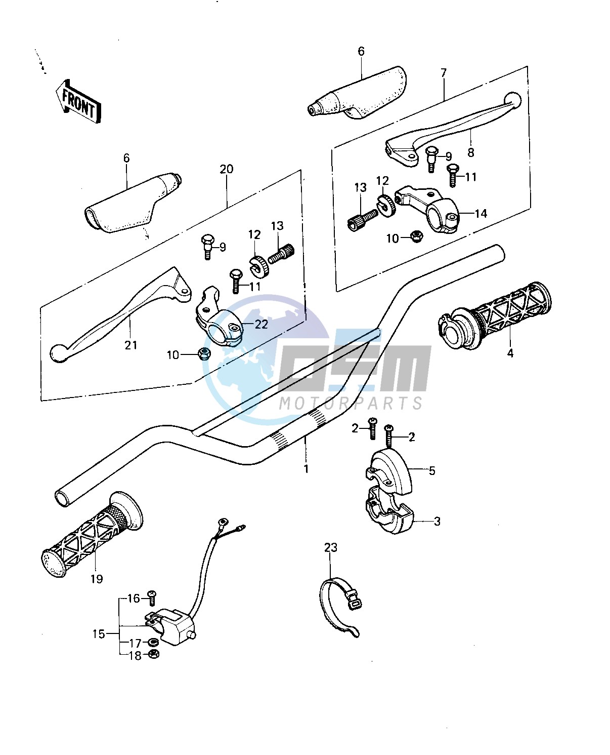 HANDLEBAR -- 80 A6- -