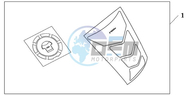 TANKPAD / FUEL LID COVER