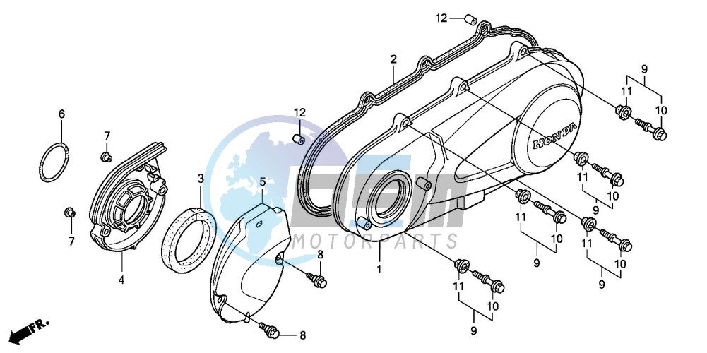 LEFT CRANKCASE COVER