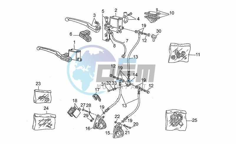 Front brake system