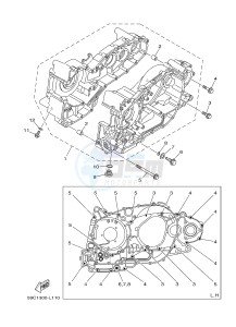 XP500A T-MAX 530 (59CE) drawing CRANKCASE