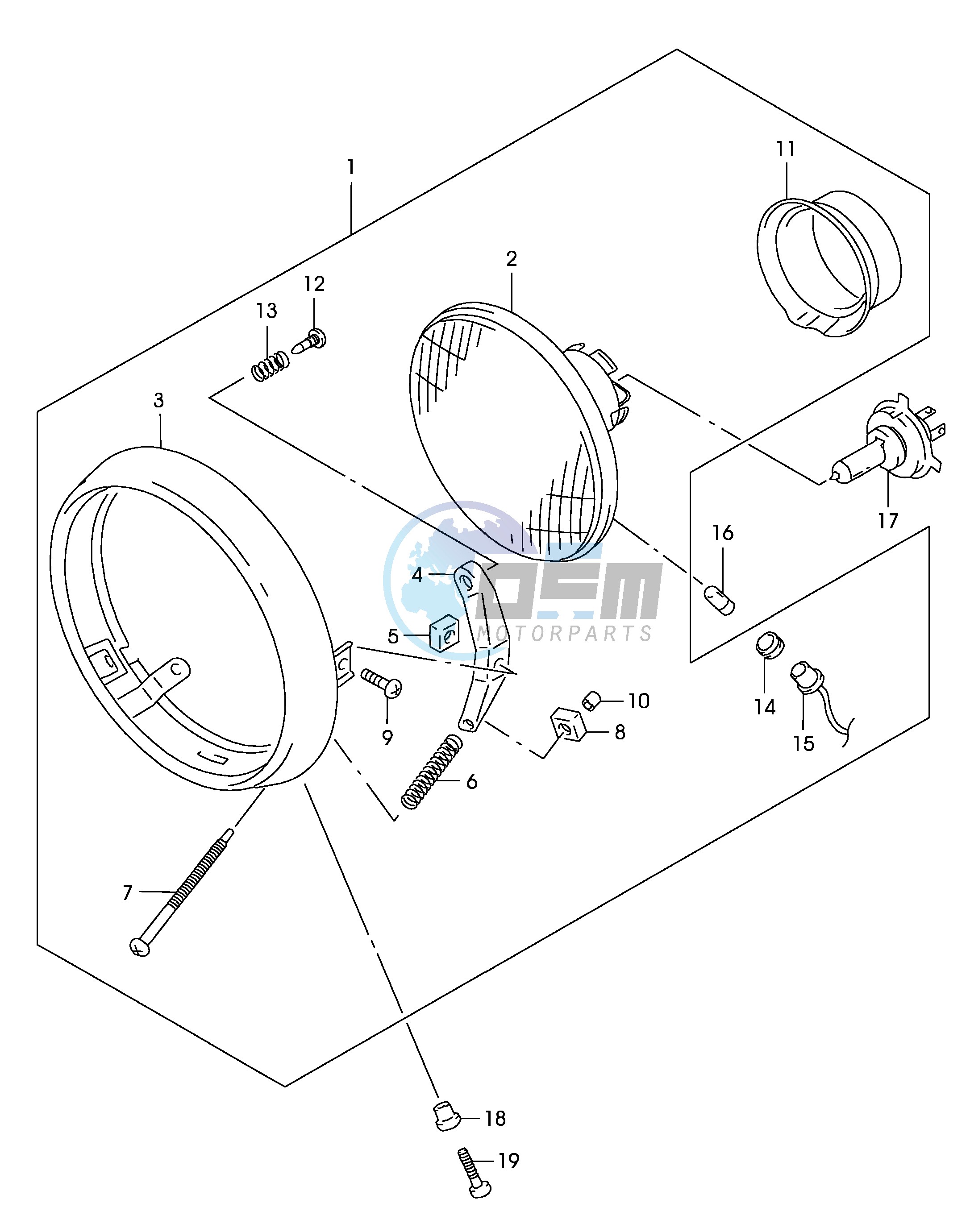 HEADLAMP (MODEL K3 P19)