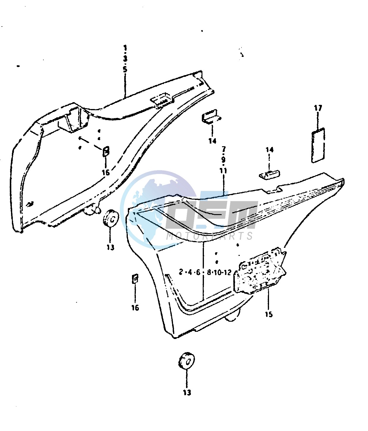 FRAME COVER (MODEL X : 24L)