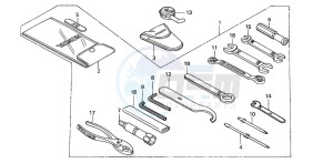 CBX750P2 drawing TOOLS