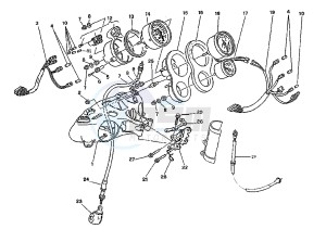 MITO EVOL.125 drawing DASHBOARD UNIT