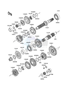 VERSYS KLE650CBF GB XX (EU ME A(FRICA) drawing Transmission