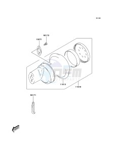 KFX50 KSF50A6F EU drawing Air Cleaner