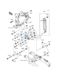 Z250SL_ABS BR250FFF XX (EU ME A(FRICA) drawing Suspension/Shock Absorber