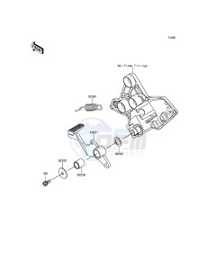 VERSYS 1000 KLZ1000BGF FR GB XX (EU ME A(FRICA) drawing Brake Pedal