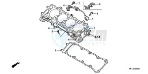 CBR1000RA9 Australia - (U / ABS MME) drawing CYLINDER