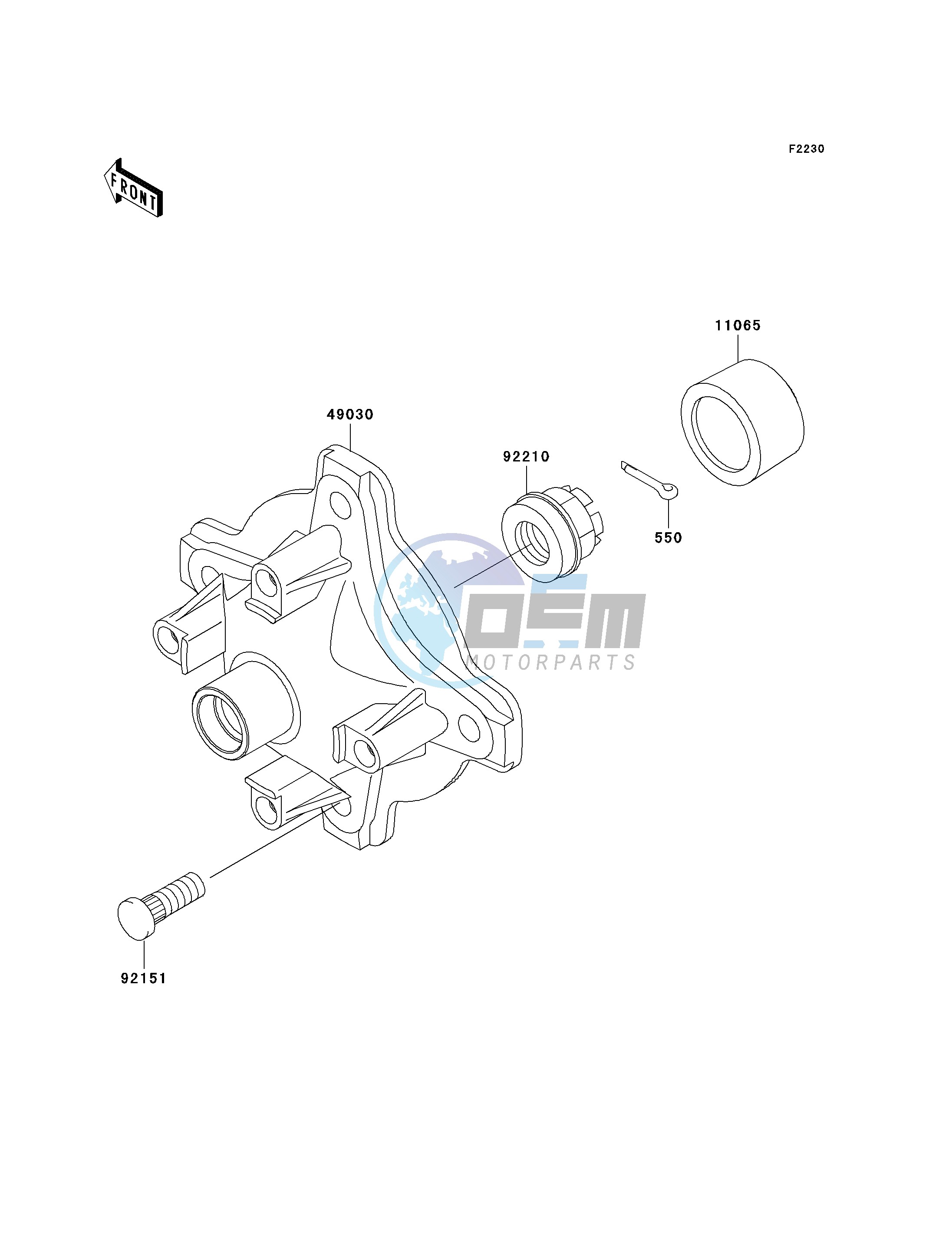 FRONT HUB