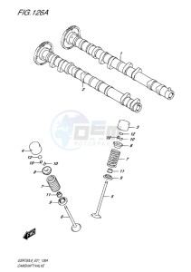 GSR750 EU drawing CAMSHAFT-VALVE