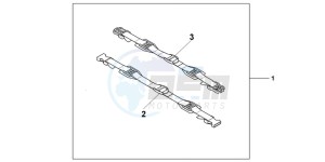 CBR600FAB CBR600F ABS E drawing TAIL PACK ATT.